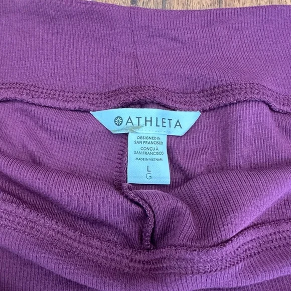 ☀️ New! ATHLETA Well Rested Rib Sleep Short size Large - Picture 5 of 8